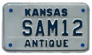 Antique Motorcycle Plate